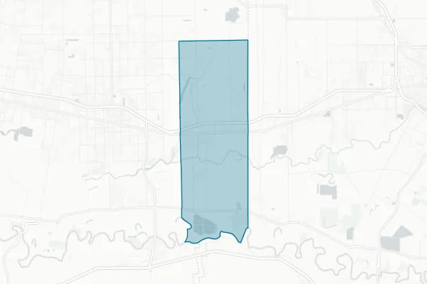 Mercedes Independent School District — detail map