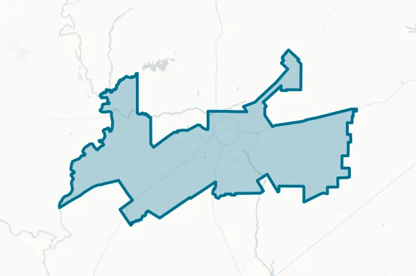 Crockett Independent School District — detail map