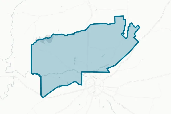 Latexo Independent School District — detail map