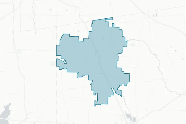 Celeste Independent School District — detail map