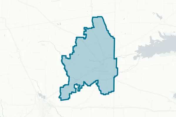 Commerce Independent School District — detail map