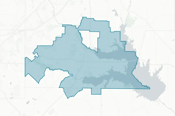 Quinlan Independent School District — detail map