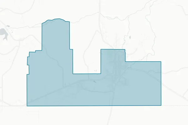 Borger Independent School District — detail map