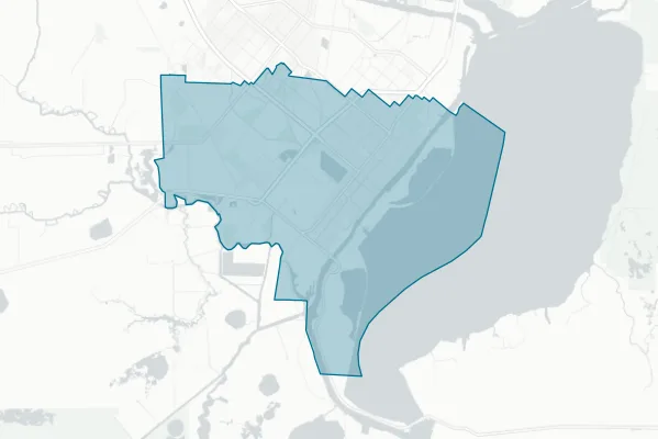Port Arthur Independent School District — detail map
