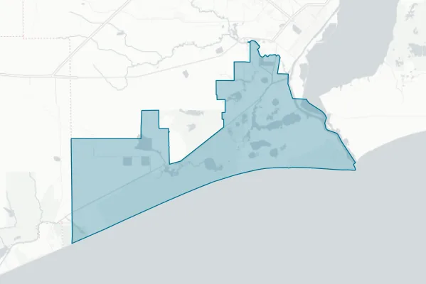 Sabine Pass Independent School District — detail map