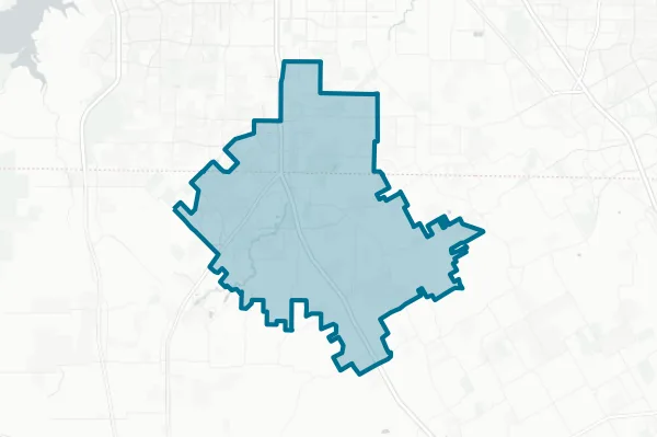 Burleson Independent School District — detail map