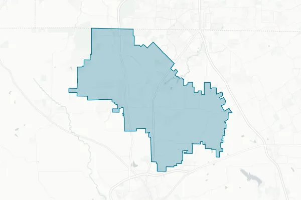 Joshua Independent School Distsrict — detail map