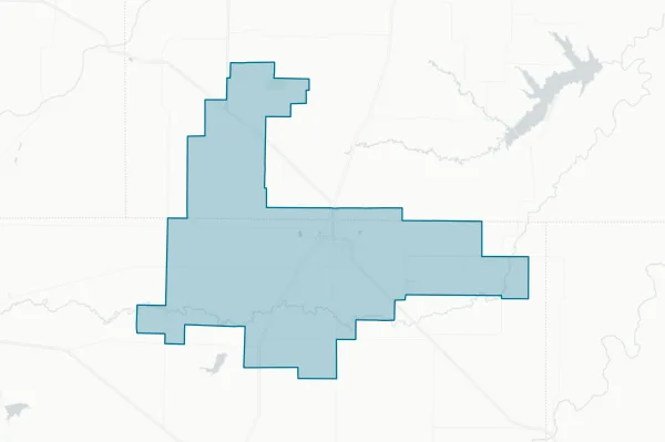 Stamford Independent School District — detail map