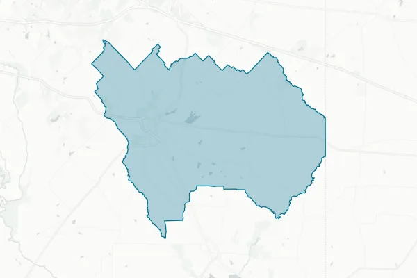 Kaufman Independent School District — detail map
