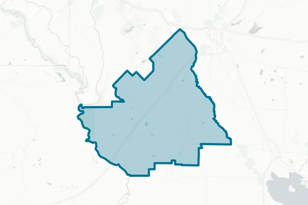 Scurry-rosser Independent School District — detail map