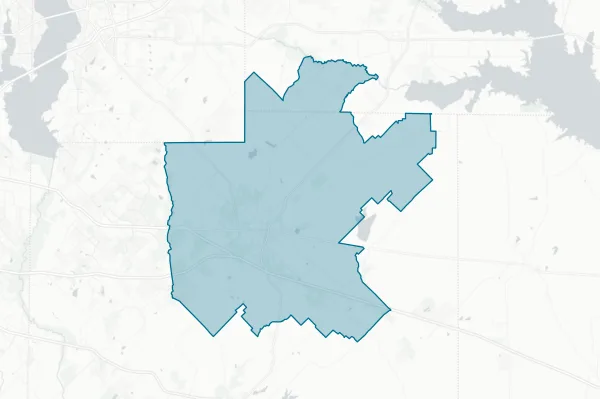 Terrell Independent School District — detail map