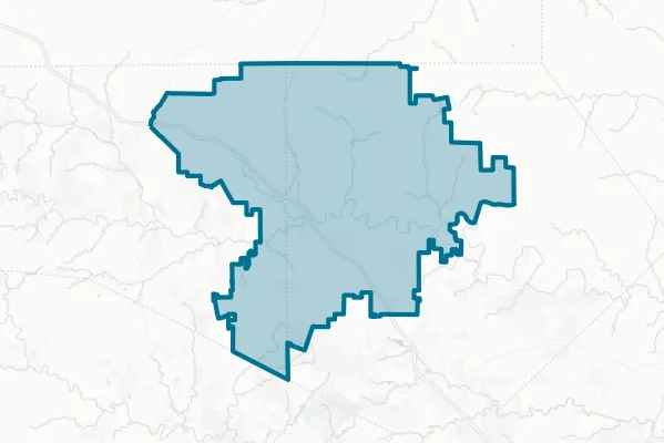Comfort Independent School District — detail map