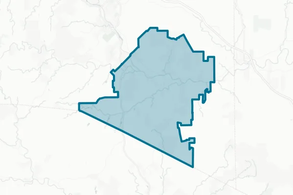Center Point Independent School District — detail map