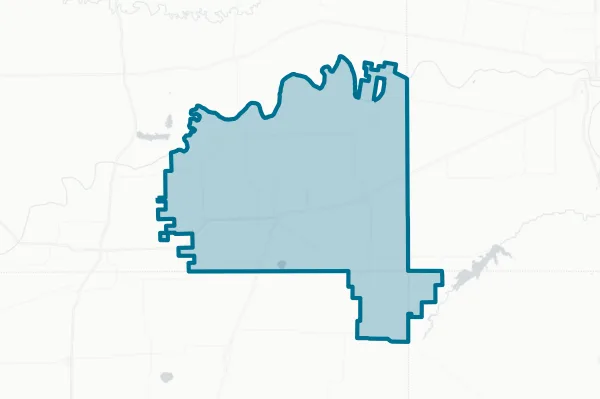 Munday Consolidated Independent School District — detail map