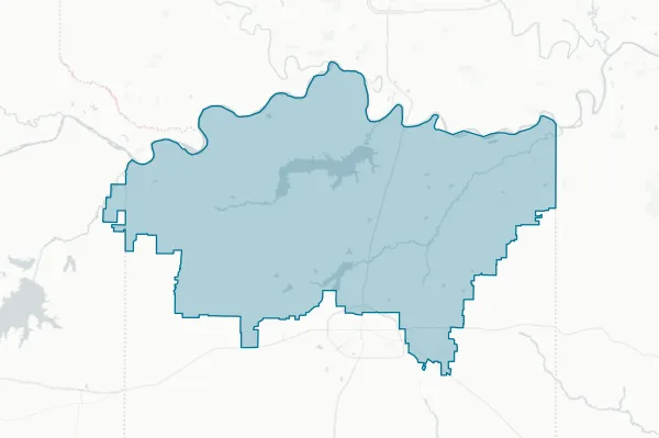 North Lamar Independent School District — detail map