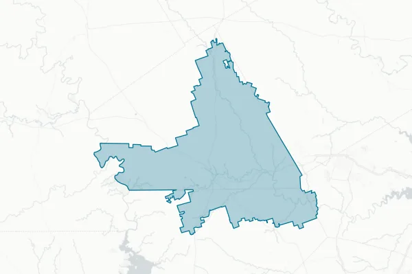 Lampasas Independent School District — detail map