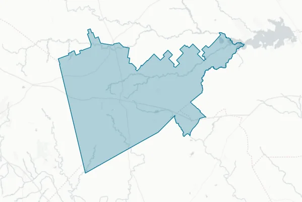 Giddings Independent School District — detail map