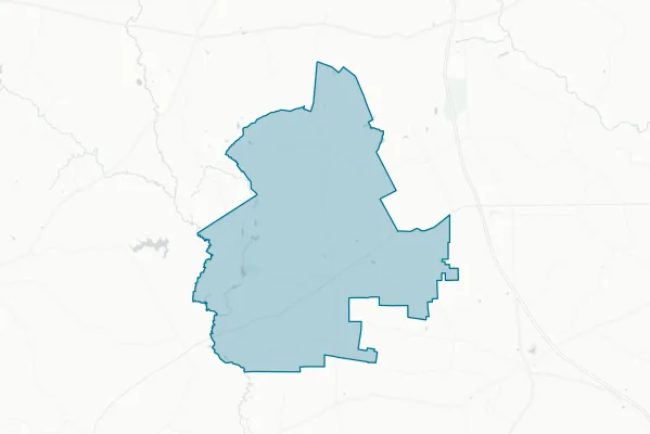 Normangee Independent School District — detail map