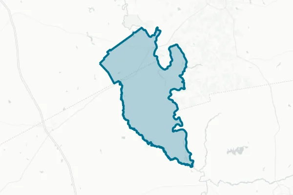 Oakwood Independent School District — detail map