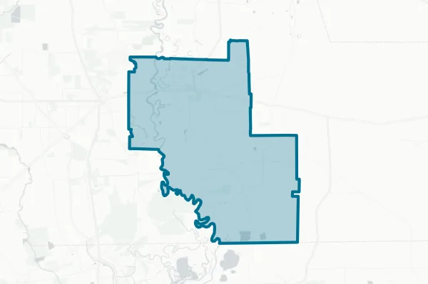 Liberty Independent School District — detail map