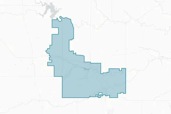 Brady Independent School District — detail map