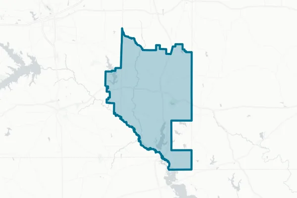Daingerfield-lonestar Independent School District — detail map