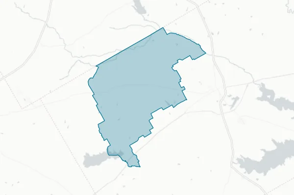 Blooming Grove Independent School District — detail map