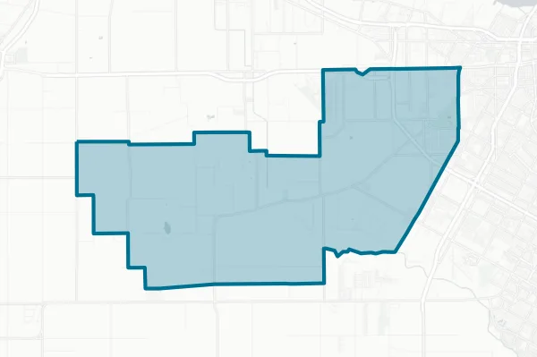 West Oso Independent School District — detail map