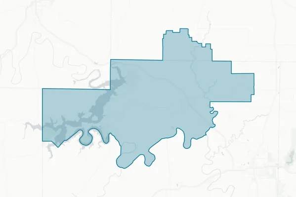 Graford Independent School District — detail map