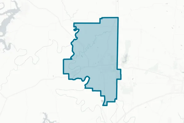 Mineral Wells Independent School District — detail map