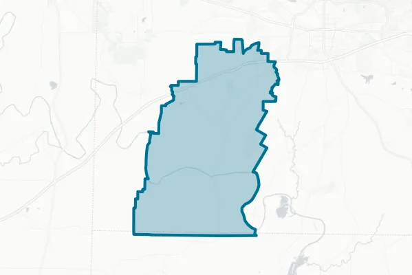 Brock Independent School District — detail map