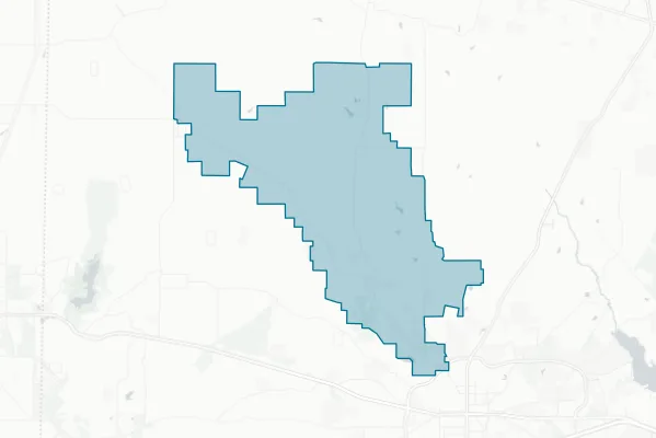 Peaster Independent School District — detail map
