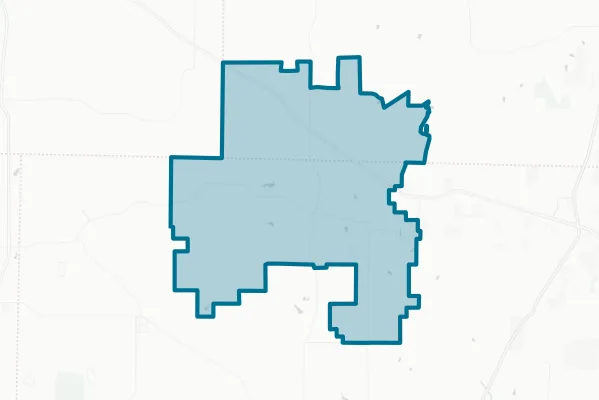 Poolville Independent School District — detail map