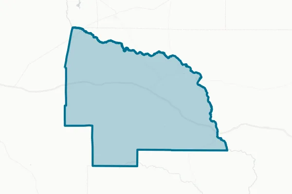 Iraan-sheffield Collegiate Independent School District — detail map