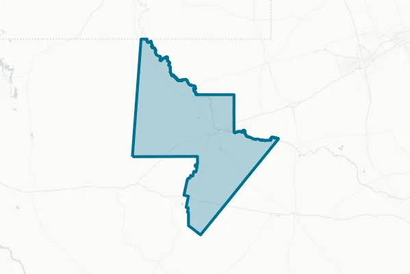 Pecos-Barstow-Toyah Independent School District — detail map