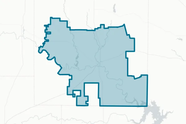 Ballinger Independent School District — detail map