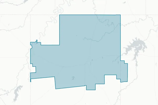 Albany Independent School District — detail map