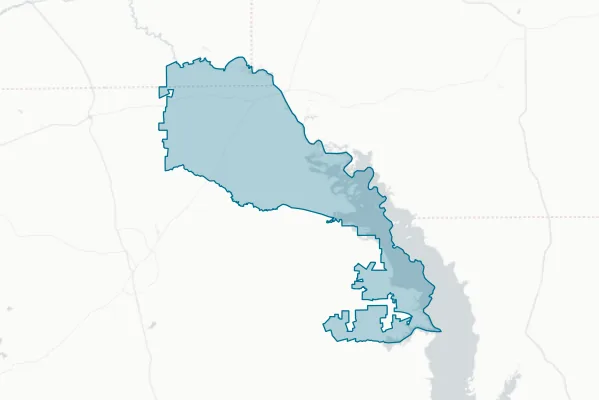 Joaquin Independent School District — detail map