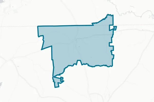 Tenaha Independent School District — detail map