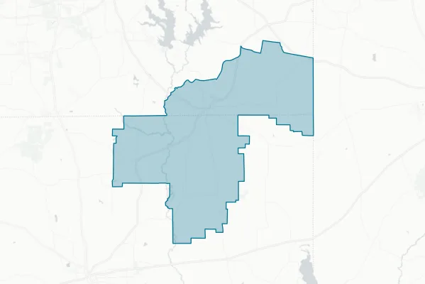Troup Independent School District — detail map