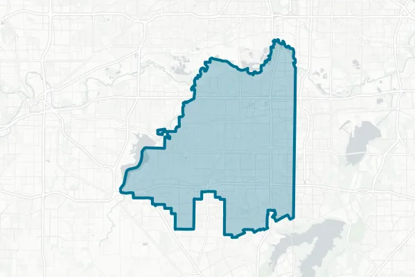 Arlington Independent School District — detail map
