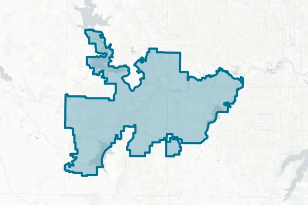 Fort Worth Independent School District — detail map