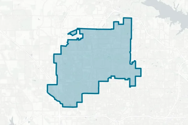 Keller Independent School District — detail map