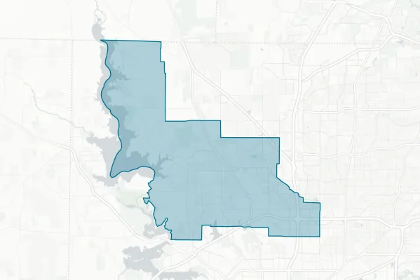 Eagle Mountain-saginaw Independent School District — detail map