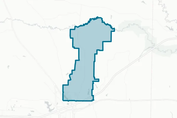 Harts Bluff Independent School District — detail map