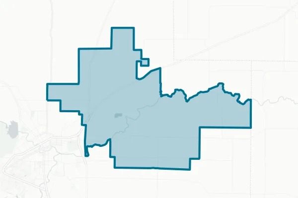 Veribest Independent School District — detail map