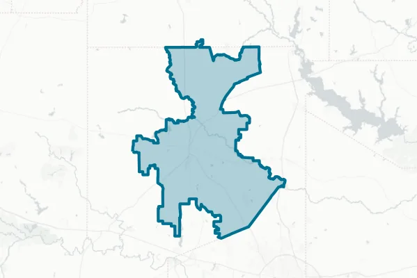 Gilmer Independent School District — detail map