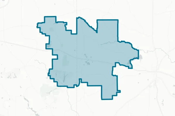 Harmony Independent School District — detail map