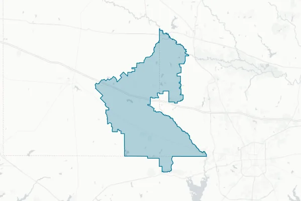 Van Independent School Distict — detail map