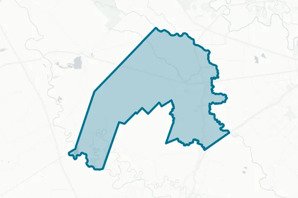 East Bernard Independent School District — detail map